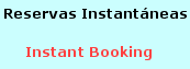 On line instantant booking